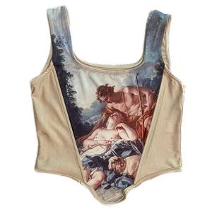 Renaissance Painting Corset Top